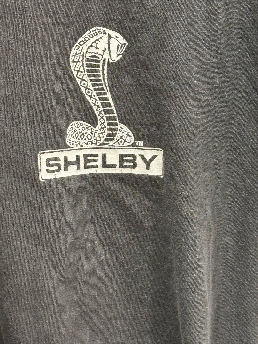 Shelby Charcoal Short-Sleeve Cobra GT500 Logo Tee - Picture 2 of 4